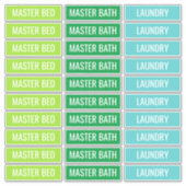 Anpassbare Kennzeichnungen für bewegliche Felder Aufkleber (Vorderseite)