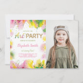 Anpassbare Kids-Party Einladungen (Vorderseite)