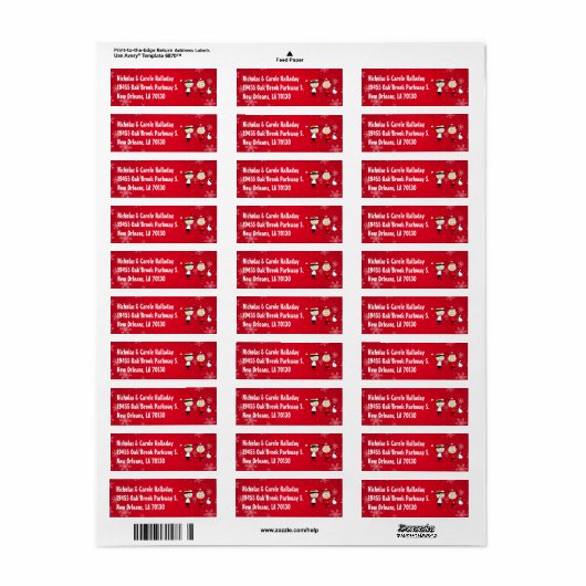 Anpassbare Kinder und Erwachsene Weihnachten (Vorne)