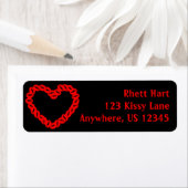 Anpassbare Kissy Lips Herz (Insitu)