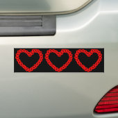 Anpassbare Kissy Lips Herz Autoaufkleber (Auf Auto)
