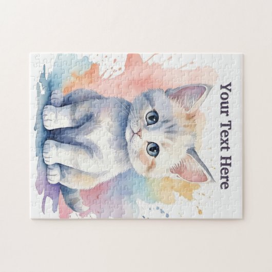 Anpassbare Kittenpuzzle Puzzle (Horizontal)