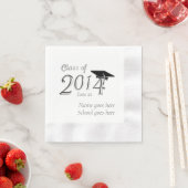 Anpassbare Klasse des Abschlusses 2014 Serviette (Beispiel)