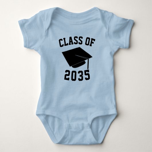 Anpassbare Klasse für 2035 Baby-Shirt Baby Strampler (Vorderseite)