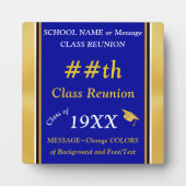 Anpassbare Klassensignierung für Wiedersehen für T Fotoplatte (Vorderseite)