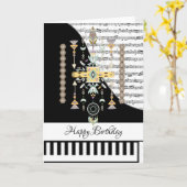 Anpassbare Klavierkarte Karte (Gelbe Blume)