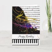 Anpassbare Klavierkarte Karte (Vorderseite)