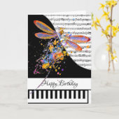 Anpassbare Klavierkarte Karte (Gelbe Blume)