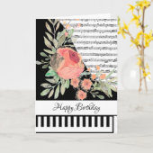 Anpassbare Klavierkarte Karte (Gelbe Blume)