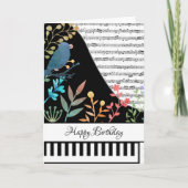 Anpassbare Klavierkarte Karte (Vorderseite)