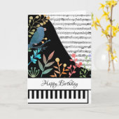 Anpassbare Klavierkarte Karte (Gelbe Blume)