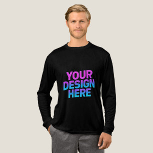 Anpassbare Kleidung SIE HABEN HIER GESCHRIEBEN Tri-Blend Shirt
