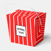 Anpassbare kleine Baker-Bevorzugung Geschenkschachtel (Rückseite)