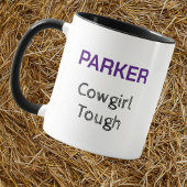 Anpassbare kleine Cat Cowboy-Tasse Tasse