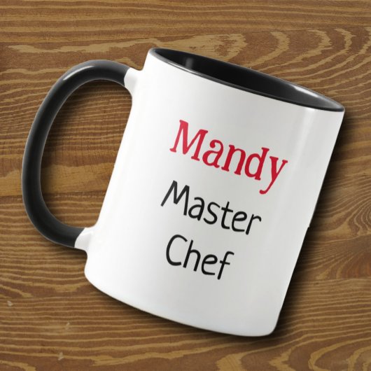 Anpassbare kleine Cat Master Koch-Tasse Tasse