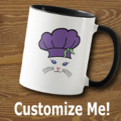 Anpassbare kleine Cat Master Koch-Tasse Tasse
