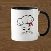 Anpassbare kleine Cat Master Koch-Tasse Tasse