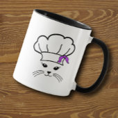 Anpassbare kleine Cat Sous Koch Tasse