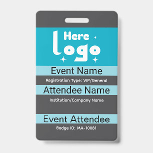 Anpassbare Konferenz- und Ausstellungsteilnehmerau Ausweis