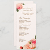 Anpassbare Korallenpionie-Programme Programm (Vorne/Hinten)