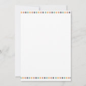 Anpassbare Korgi Es ist Zeit zu pfeifen Einladung (Rückseite)