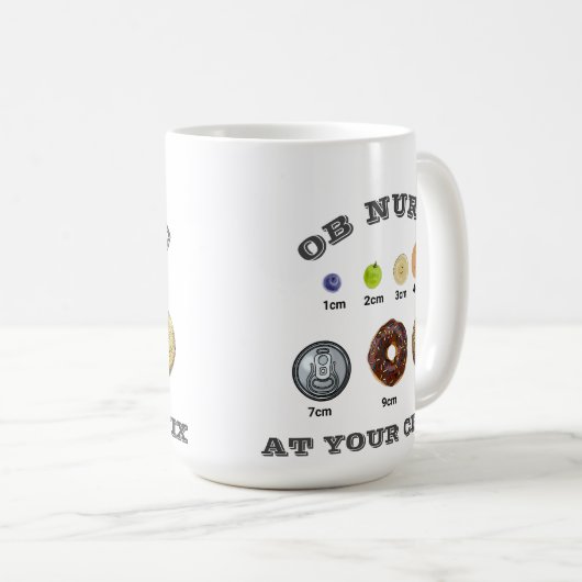 Anpassbare Krankenschwester/Hebamme/ObstetricsGynä Kaffeetasse (VorderseiteRechts)