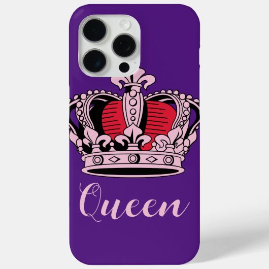 Anpassbare Kronen für Königinnen Case-Mate iPhone Hülle (Rückseite)