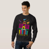 Anpassbare Kunst Hochschule Kreatives Gebäude Sweatshirt (Vorne ganz)