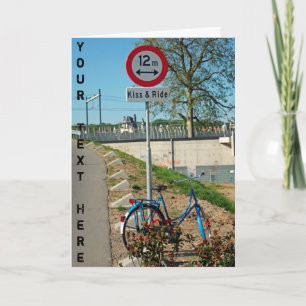 Anpassbare Kuss & Fahrt Karte
