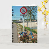 Anpassbare Kuss & Fahrt Karte (Gelbe Blume)