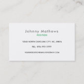 Anpassbare Landschaften an Slogans Business Cards Visitenkarte (Rückseite)