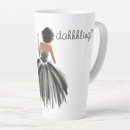 Anpassbare Latte-Tasse-Latte-Tasse Milchtasse (Rechte Ecke)