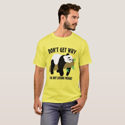 Anpassbare Lazy Couch Potato Funny Animal Joke T-Shirt (Vorne ganz)