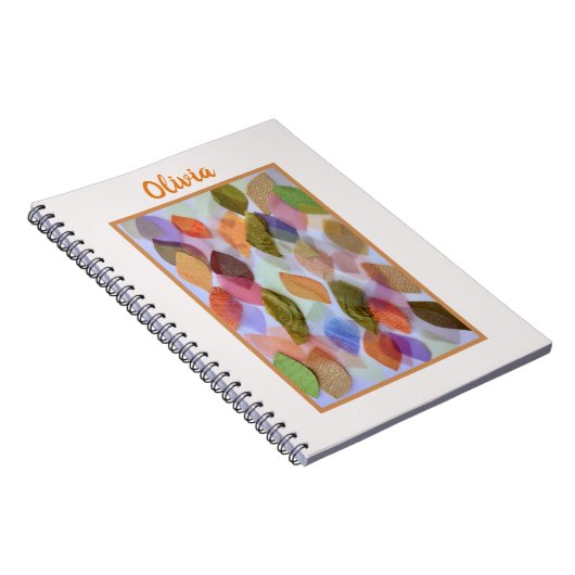 Anpassbare Leaf-Muster Notizblock (Rechte Seite)