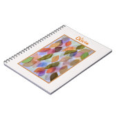 Anpassbare Leaf-Muster Notizblock (Linke Seite)