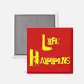 Anpassbare "Lebensläufe" Magnet (Vorderseite/Rückseite)