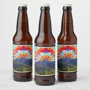 Anpassbare Lebensmittel- und Getränkemarken Mt Tam Bierflaschenetikett
