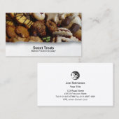 Anpassbare Lebensmittelkekse schließen Visitenkarte (Vorne/Hinten)