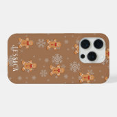Anpassbare Lebkuchen-Mann-Handyhülle iPhone Hülle (Rückseite (Horizontal))