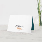 Anpassbare leere arabische Pferdekarte Feiertagskarte (Rückseite)