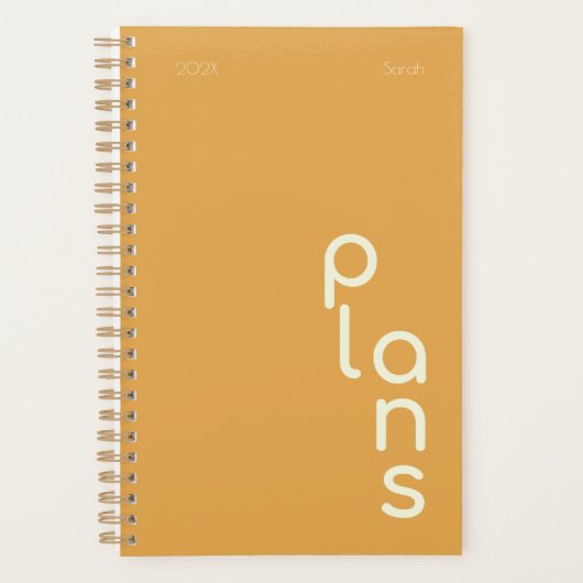 Anpassbare Leuchtpläne 2025 Planer (Vorderseite)