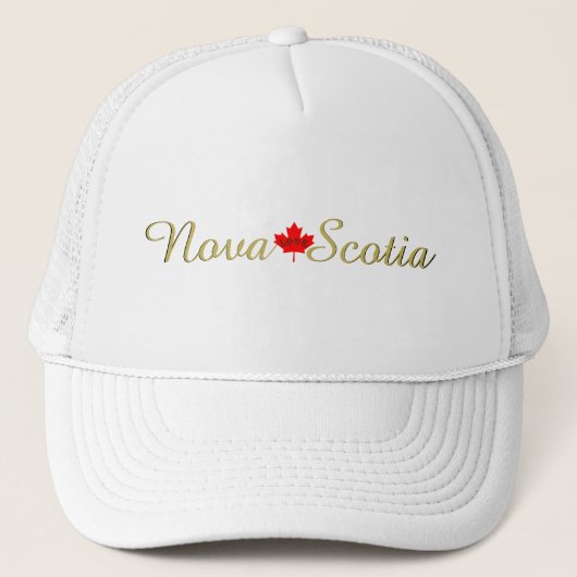 Anpassbare Liebe Nova Scotia Kanada hat Truckerkappe (Vorderseite)