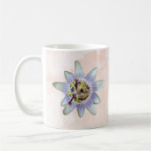 Anpassbare Lila Passionsblume Kaffeetasse (Links)