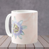 Anpassbare Lila Passionsblume Kaffeetasse