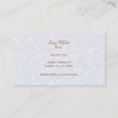 Anpassbare Lipstick-Visitenkarten Visitenkarte (Rückseite)