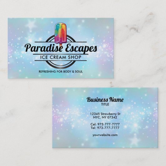 Anpassbare Logo-Visitenkarten Visitenkarte (Vorne/Hinten)