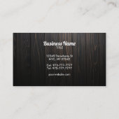 Anpassbare Logo-Visitenkarten Visitenkarte (Rückseite)