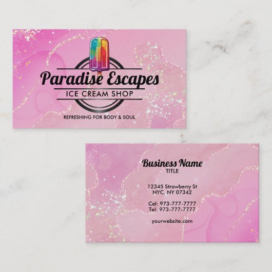 Anpassbare Logo-Visitenkarten Visitenkarte (Vorne/Hinten)