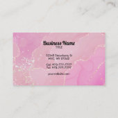 Anpassbare Logo-Visitenkarten Visitenkarte (Rückseite)