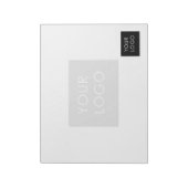 Anpassbare Logofirma Notizblock (Rotiert)